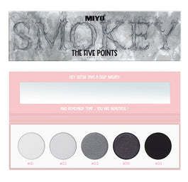 MIYO The Five Points Palette paleta cieni do powiek