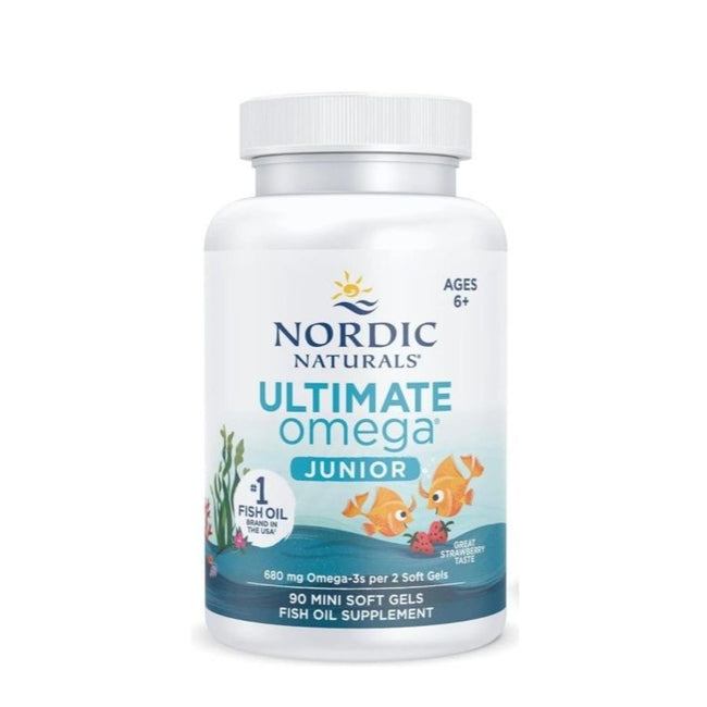 Nordic Naturals Ultimate Omega Junior suplement diety dla dzieci 90 mini kapsułek
