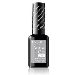 Eveline Cosmetics Vinyl Gel winylowy lakier do paznokci+top coat 2w1 201 12ml