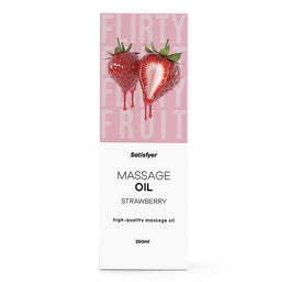 Satisfyer High-Quality Massage Oil olejek do masażu Strawberry 250ml