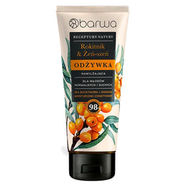 Barwa Receptury Natury nawilżająca odżywka do włosów Rokitnik + Żeń-szeń 200ml