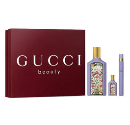 Gucci Flora Gorgeous Magnolia zestaw woda perfumowana spray 100ml + woda perfumowana spray 10ml + woda perfumowana 5ml