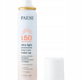 Paese Ultralekka mgiełka ochronna na makijaż SPF50 75ml