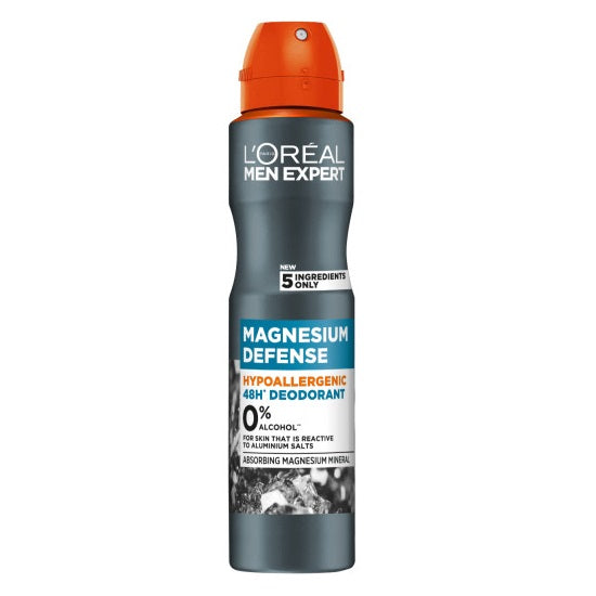 L'Oreal Paris Men Expert Magnesium Defense hipoalergiczny dezodorant spray 250ml