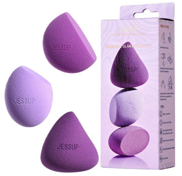 JESSUP Soft Plus Makeup Sponges zestaw gąbeczek do makijażu SP017 3szt.