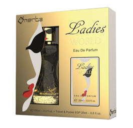 Omerta Ladies World zestaw woda perfumowana spray 100ml + woda perfumowana spray 20ml