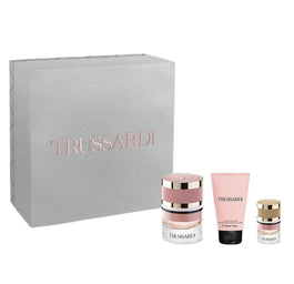 Trussardi Feminine zestaw woda perfumowana spray 30ml + miniatura wody perfumowanej 7ml + balsam do ciała 30ml