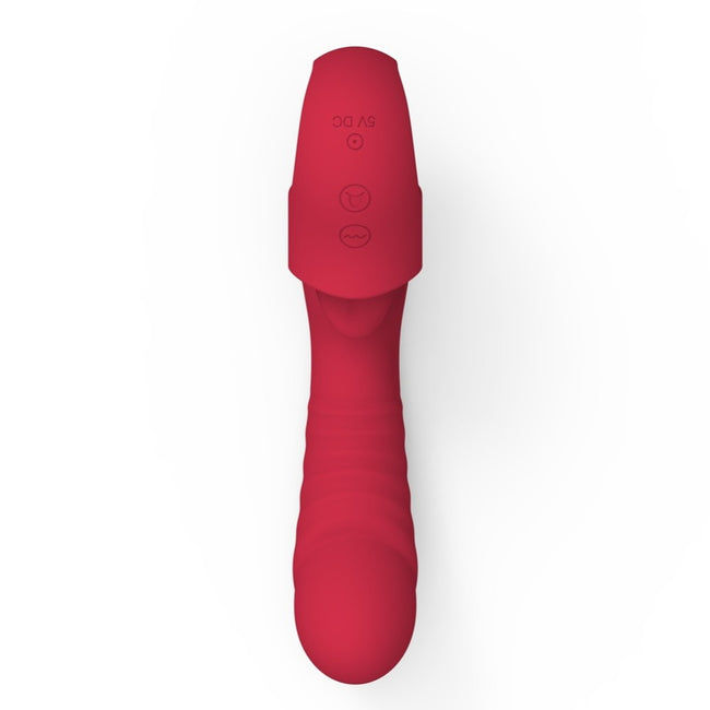 B-Series Magic Licking Vibrator wibrator z języczkiem Red
