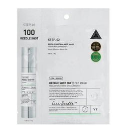 VT Cosmetics Reedle Shot 100 2Step Mask dwuetapowy zabieg z technologią mikroigieł 26.5g