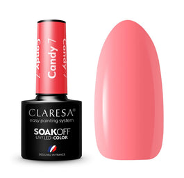 Claresa Soak Off UV/LED Candy lakier hybrydowy 7 5g