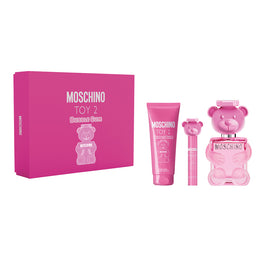 Moschino Toy 2 Bubble Gum zestaw woda toaletowa spray 100ml + balsam do ciała 100ml + woda toaletowa spray 10ml