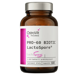 OstroVit PRO-60 BIOTIC LactoSpore suplement diety 60 kapsułek