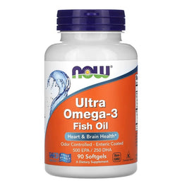 Now Foods Ultra Omega-3 suplement diety 90 kapsułek