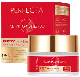 Perfecta Klinika Wieku peptydowy krem silnie wygładzający na dzień 70+ 50ml