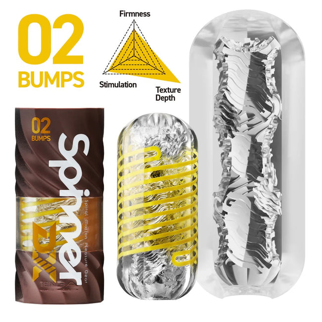 TENGA Spinner DX masturbator wielokrotnego użytku 02 Bumps
