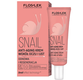 Floslek Snail anti-aging krem wokół oczu i ust 30ml