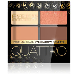 Eveline Cosmetics Quattro Professional Eyeshadow Palette paletka cieni do powiek