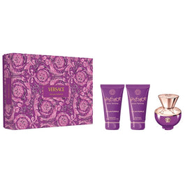Versace Dylan Purple Pour Femme zestaw woda perfumowana spray 50ml + żel pod prysznic 50ml + balsam do ciała 50ml