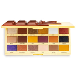 Makeup Revolution I Heart Revolution Chocolate Eyeshadow Palette paleta cieni do powiek Creme Brule 18g