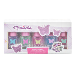 Martinelia Shimmer Wings Nail Polish Set zestaw brokatowych lakierów do paznokci 5szt