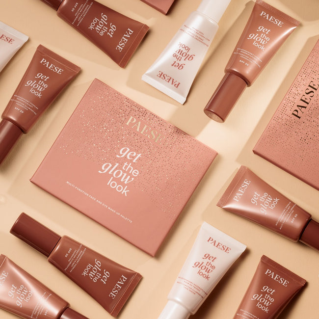 Paese Get The Glow Look wielozadaniowa paleta do makijażu twarzy i oczu 16g