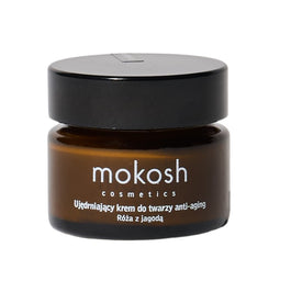 Mokosh Ujędrniający krem do twarzy anti-aging Róża z jagodą 15ml