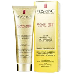 Yoskine Royal Bee Japan-Lift krem ujędrniający na podbródek szyję i dekolt 75ml