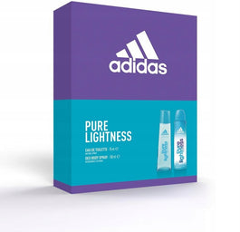Adidas Pure Lightness zestaw woda toaletowa spray + dezodorant spray 150ml