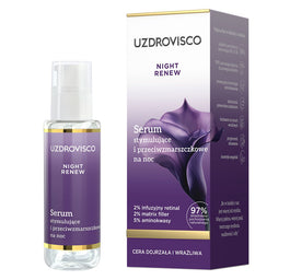 UZDROVISCO Night Renew serum stymulujące i przeciwzmarszczkowe na noc 30ml