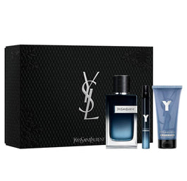 Yves Saint Laurent Y Pour Homme zestaw woda perfumowana spray 100ml + woda perfumowana spray 10ml + żel pod prysznic 50ml
