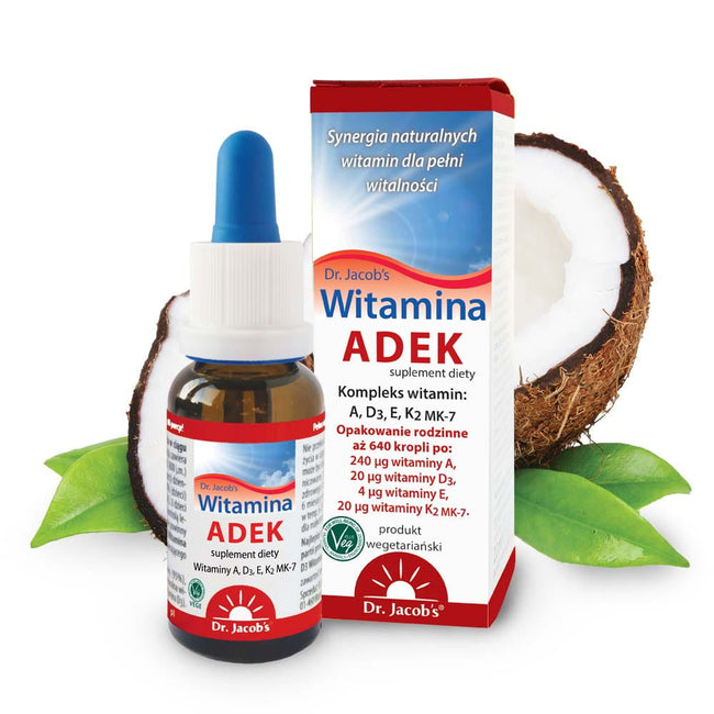 Dr Jacobs Witamina ADEK suplement diety w kroplach 20ml