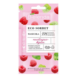 Bielenda Eco Sorbet maseczka nawilżająco-kojąca Malina 8g