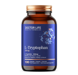 Doctor Life L-Tryptophan 500mg suplement diety 100 kapsułek