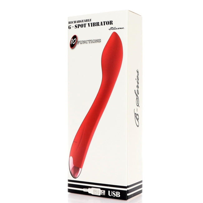 B-Series Magic G-Spot Vibrator wibrator o precyzyjnej stymulacji punktu G Red