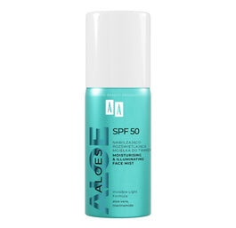 AA Aloes nawilżająco-rozświetlająca mgiełka do twarzy SPF50 100ml