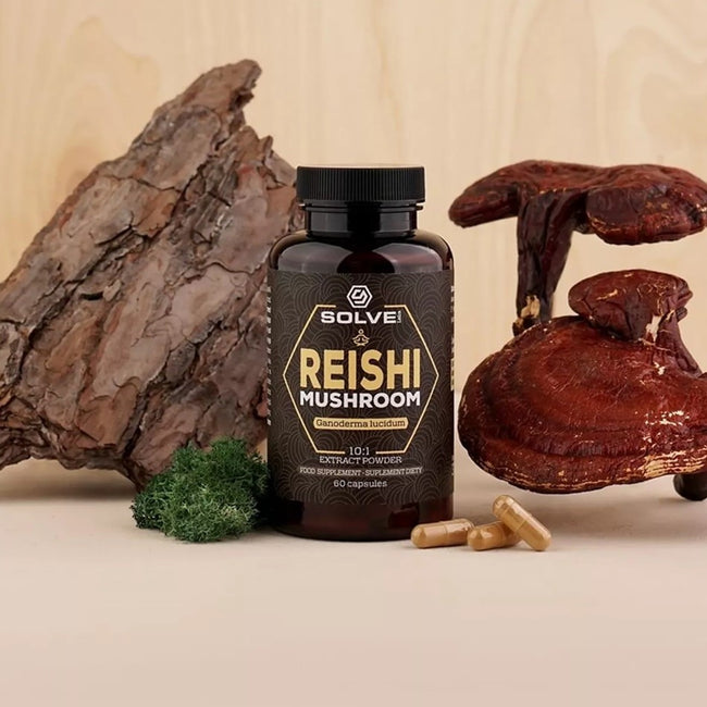 Solve Labs Reishi Mushroom suplement diety 60 kapsułek