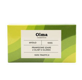 Olma Cosmetics Prawdziwe szare mydło z oliwy z oliwek 100g