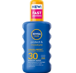 Nivea Sun Protect & Moisture nawilżający balsam w sprayu do opalania SPF30 200ml