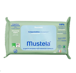 Mustela Baby kompostowalne chusteczki nawilżane z zapachem 60szt