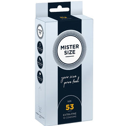 Mister Size Condoms prezerwatywy dopasowane do rozmiaru 53mm 10szt.