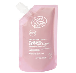 Face Boom Detoksykująco-kojąca maseczka z różową glinką Oczyszczająca Kompanka 40g