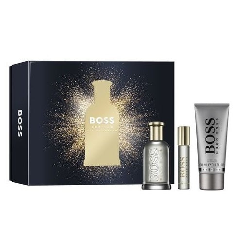 Hugo Boss Boss Bottled zestaw woda perfumowana spray 100ml + woda perfumowana spray 10ml + żel pod prysznic 100ml