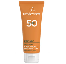 UZDROVISCO Pre-Age SPF 50 peptydowy krem antyoksydacyjny przeciw przebarwieniom 50ml