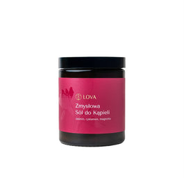 LOVA Zmysłowa sól do kąpieli Jaśmin Cyklamen Magnolia 180g
