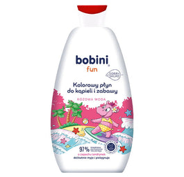 Bobini Fun kolorowy płyn do kapieli i zabawy Różowa Woda 500ml