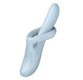 Satisfyer Heat Flex 4 wibrator rotacyjny z funkcją podgrzewania Blue