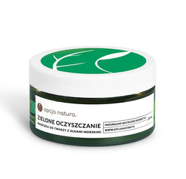 Opcja Natura Zielone Oczyszczanie maseczka do twarzy z algami morskimi 100ml