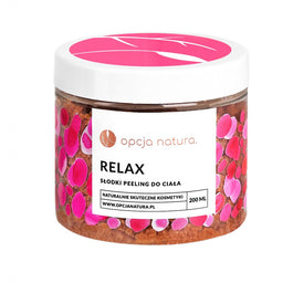 Opcja Natura Relax słodki peeling do ciała 200ml