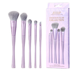 JESSUP Luxury Purple Everyday Essentials Brush zestaw pędzli do makijażu T515 5szt.