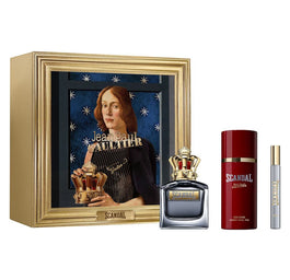 Jean Paul Gaultier Scandal Pour Homme zestaw woda toaletowa spray 100ml + dezodorant spray 150ml + woda toaletowa spray 10ml